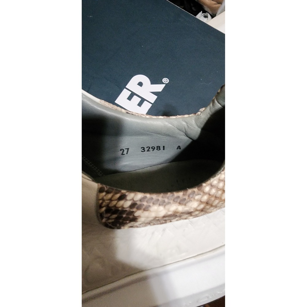 Franco Cuadra Python Leather Platform Sneakers De… - image 6